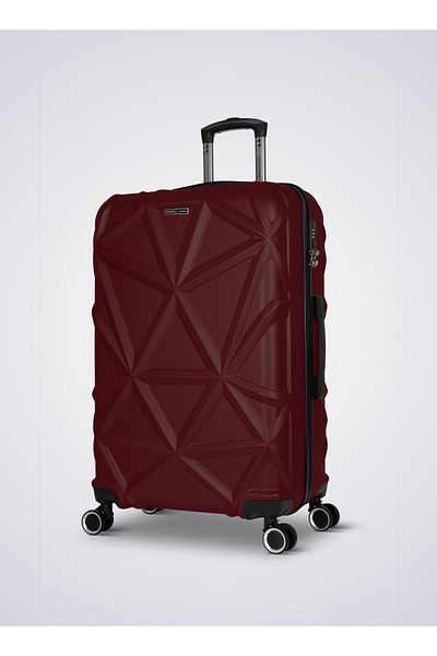 PARAJOHN Matrix 20-Inch Small ABS Hard Case Cabin Luggage Trolley Bag with 8 Spinner Wheels and Lock