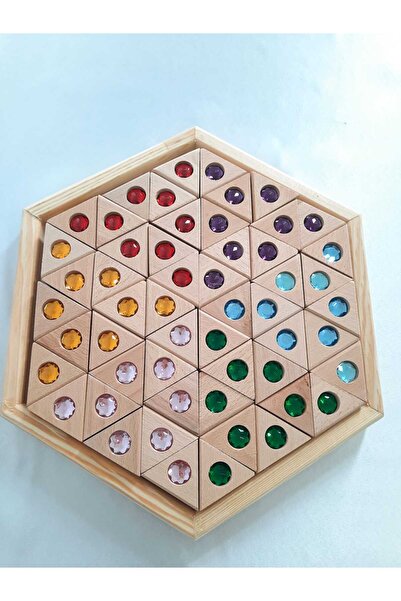 ROOT WODEN TOYS Ahşap Oyuncak Mandala Puzzle