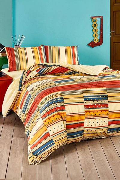 Taç Martin Young Fashion Ranforce Single Duvet Cover Set - Red