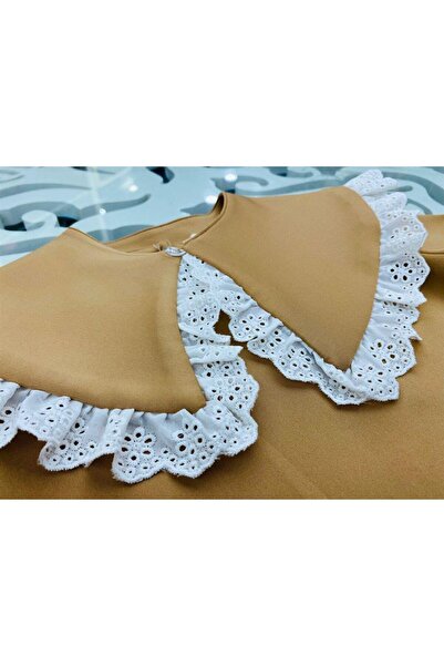 Hilal Akıncı Kids Комплект от 2 части за момиче с подвижна яка и бродиран детайл