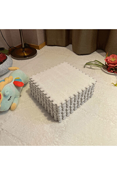 sharpdo مجموعة سجاد غرفة نوم سميكة من القطيفة مكونة من 10 قطع مقاس 30*30 سم