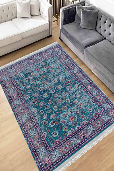 Motto Rug Store Dijital Baskı Yıkanabilir Kaymaz Taban Dekoratif Salon Halısı Mutfak Halısı Yolluk