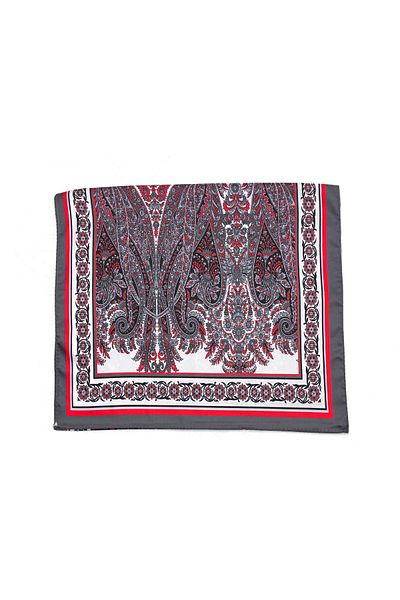 nazipek Digital Printing Soft Bandana 135X40 cm Scarf Satin Fabric Rayon Shawl