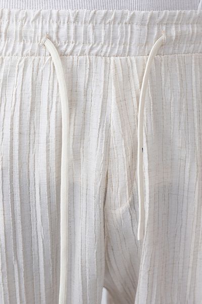 İLKCET MODA Ανδρικό παντελόνι με ριγέ λεπτή εφαρμογή