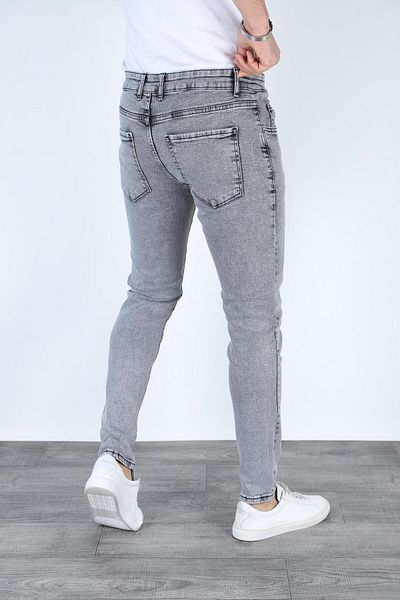 Ofzensport   Skinny Fit Men's Jeans Light Gray