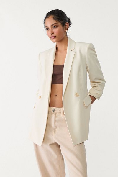 Stradivarius Slim fit double-breasted blazer
