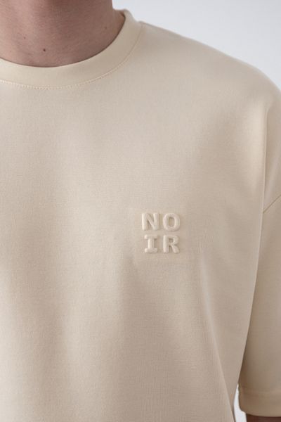 İLKCET MODA Ανδρικό μπλουζάκι No Emboss Oversize