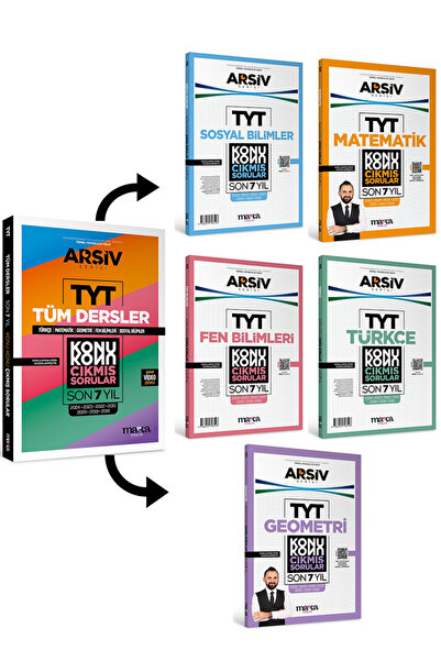 Marka Yayınları Son 7 Yıl Tyt Türkçe Matematik Geometri Fen Sosyal Konu Konu Çıkmış Sorular Marka Yayın Arşiv Serisi