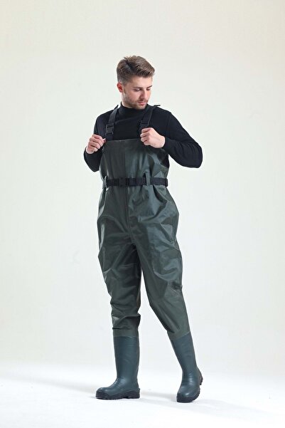 Genel Markalar Hunthink Haki Taslan Tulum Çizme - 42