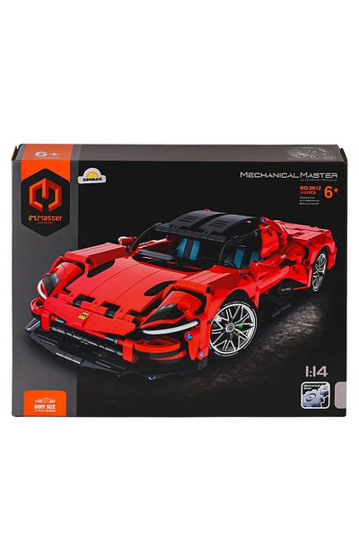 Sunman 9812 Imm Mechanical Master Blocks Super Car 1:14 1131 Pieces Fabbatoys