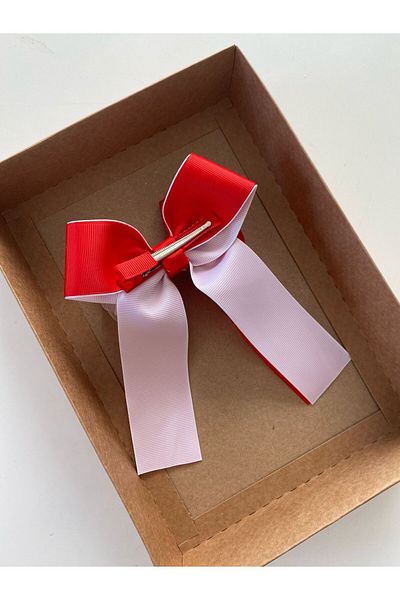 Stil Tasarım Toka Red White Ribbon Buckle