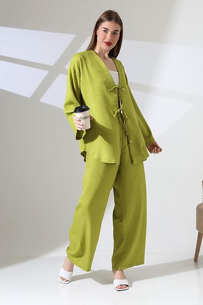 ensade Woven Double Set - Lace-Up