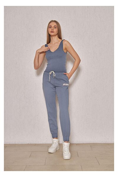 TIFFANY&TOMATO Elon Merdiven Yaka Crop