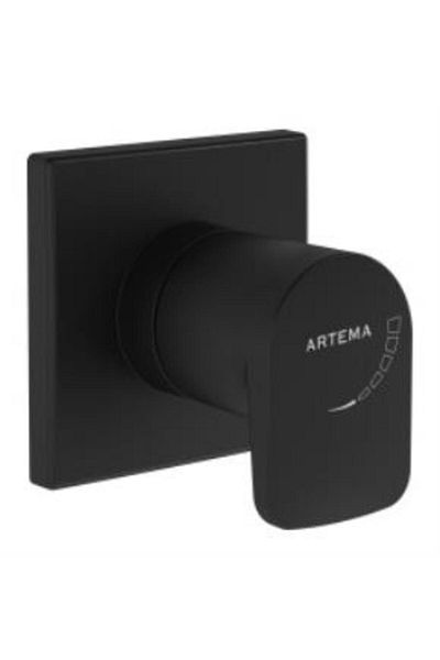 Artema Matte Black Root Round Concealed Stop Valve a 4272936