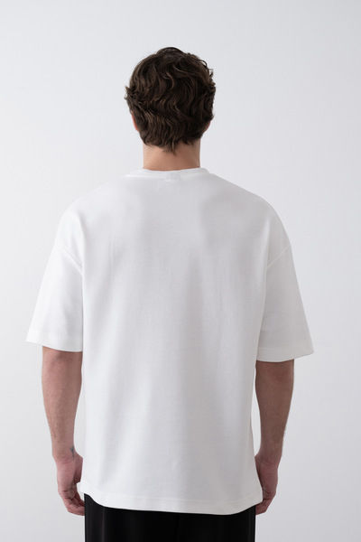 İLKCET MODA Ανδρικό μπλουζάκι No Emboss Oversize