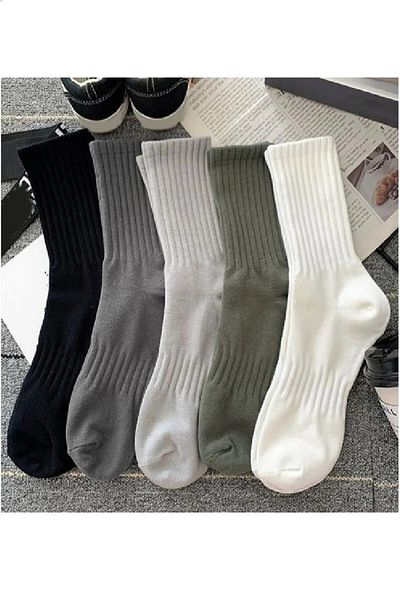 Ay-Ra Collection Унисекс памучни тенис чорапи от 5 части - изключително удобни и гъвкави 5 различни цвята
