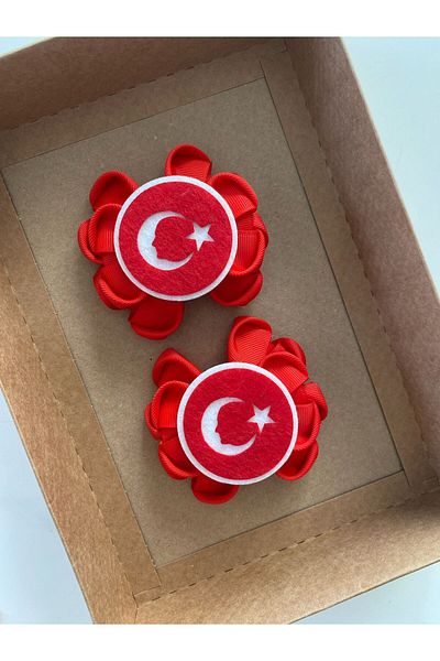 Stil Tasarım Toka Red Atatürk Silhouette 2-Piece Buckle