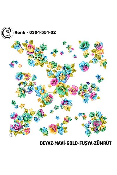 Cenk Γράψιμο με μοτίβο κέντημα - 0300-551 - Χρώμα-02