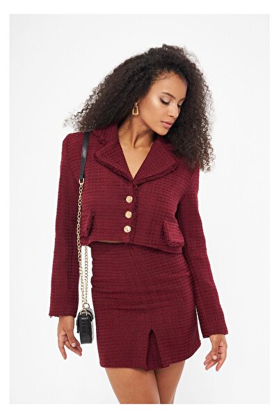 TIFFANY&TOMATO Püskül Detaylı Kısa Ceket