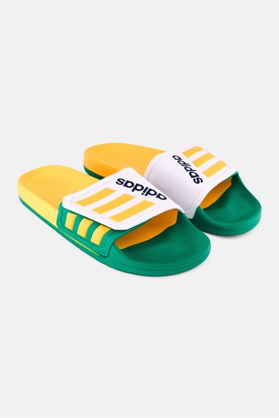 adidas شبشب رجالي Adilette Tnd سهل الارتداء للخارج، أبيض