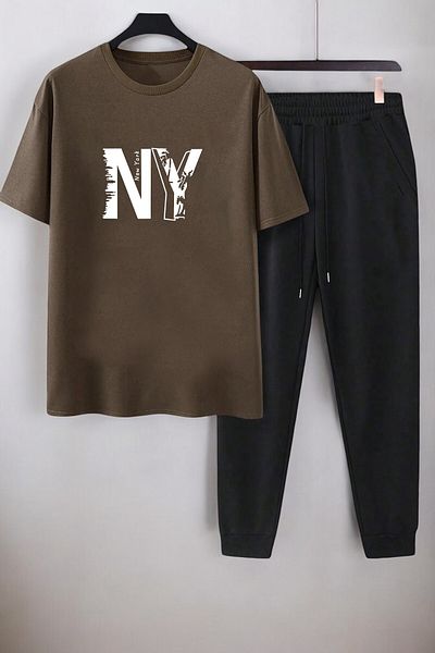 uyguntarz Σετ φόρμας Unisex NEW YORK με στάμπα
