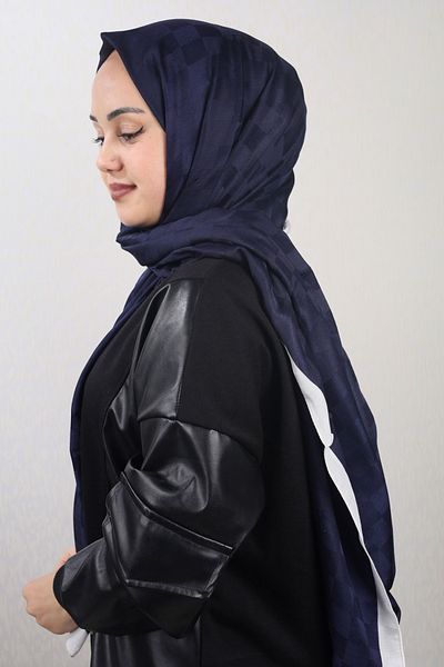 PİRAMİT Pyramid Patterned Checkers Shawl - Pattern-01 - Color-24