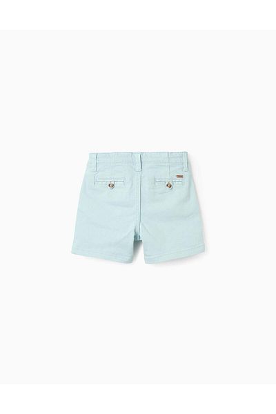 Ziddy Chino Twill Shorts for Baby Boys, Light Blue