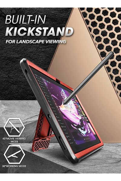 erorex حافظة SUPCASE [UB ProSeries] مصممة لجهاز Samsung Galaxy Tab S8 Ultra (2022)، مع شاشة مدمجة