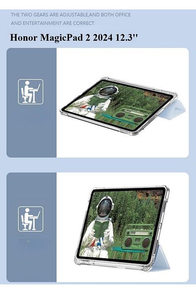 erorex جراب فيجيشيلي متوافق مع جهاز Honor MagicPad 2 2024 اللوحي (12.3 بوصة) من سلسلة Unid ثلاثية الطي