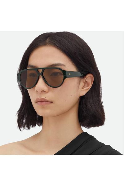 Bottega Veneta نظارات شمسية bv1318s 003 59-11 / نظارات شمسية للجنسين