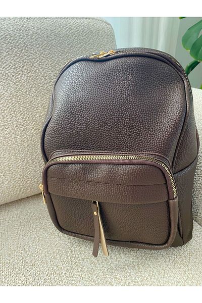 ESNEVA Women's Zippered Shoulder Backpack with Adjustable Strap Suitable for Daily Use