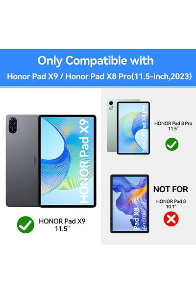 erorex جراب T Tersely Kids لهاتف Honor Pad X9 مقاوم للصدمات ومتين، مصنوع من إسفنج EVA خفيف الوزن، غطاء للكمبيوتر اللوحي مع