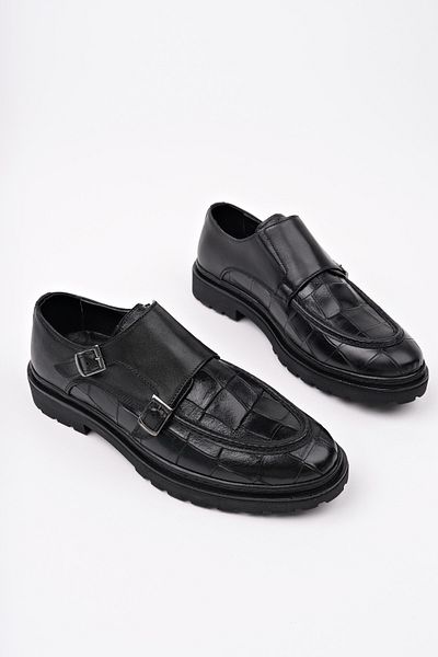 MUGGO Ανδρικά casual παπούτσια DİEGO Classic Γνήσιο Δερμάτινο Καθημερινά Ορθοπεδικά