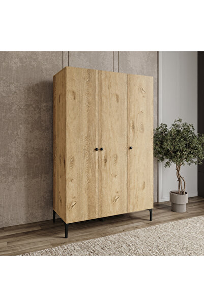 VENATTO FREE 3 KAPAKLI,6 RAFLI, 1 ASKILI DOLAP/GARDIROP (%100MDF)