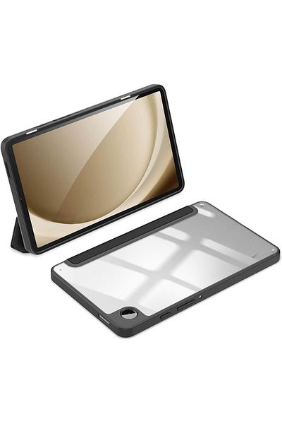 erorex حافظة DUX DUCIS من سلسلة [Toby]، مصممة لجهاز Samsung Galaxy Tab A9 8.7 (X110/X115)، حامل ثلاثي الطيات من مادة البولي يوريثان