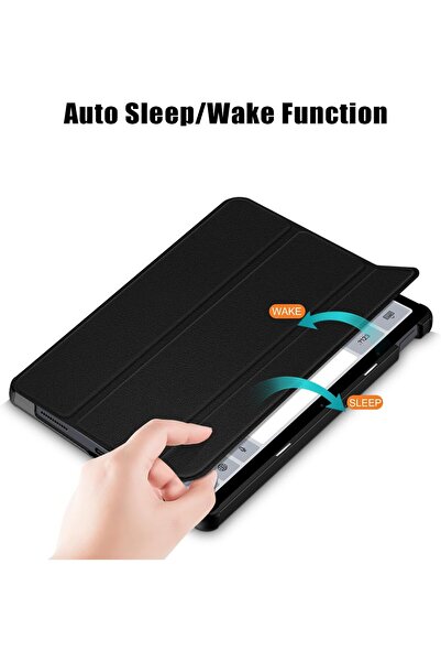 erorex For Xiaomi Redmi Pad Se 11" Tablet Cover Pu Case,Black