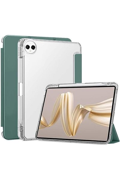 erorex Compatible with Honor MagicPad 2 2024 (12.3 inch) Tablet Unid Series Triple Fold Transparent Case