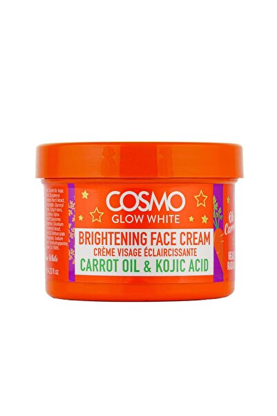 Cosmo كريم تفتيح الوجه Glow White 125 مل، زيت الجزر وحمض الكوجيك للرجال والنساء