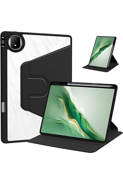 erorex جراب خلفي شفاف متوافق مع جهاز Honor MagicPad 2 مقاس 12.3 بوصة (2024)، حامل دوار 360 درجة