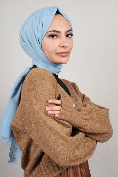 poloist Şal Pıtpıt de culoare uni - Model-04 - Culoare-07