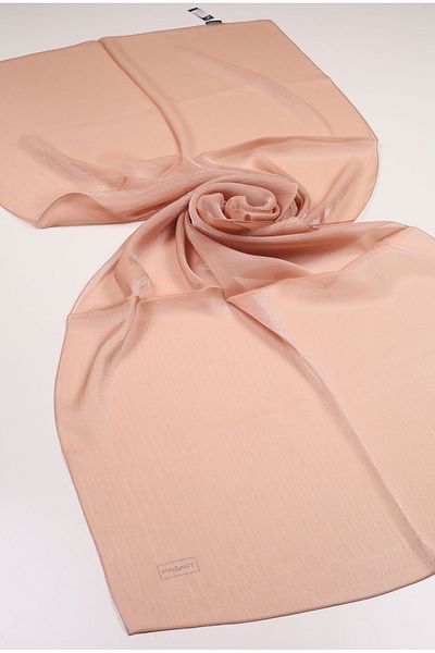 PİRAMİT Pyramid Solid Color Tulle Evening Dress Shawl - Pattern-01 - Color-16