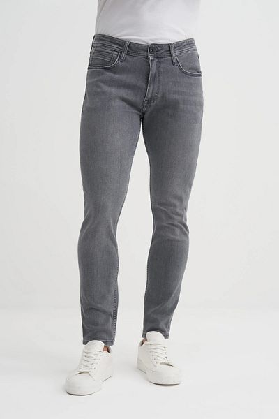 Cazador Terry Slim Fit τζιν παντελόνι κανονικό σωλήνα μέσης