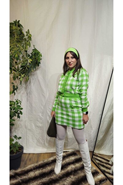 Fortuna Butik Pistachio Green Knitwear Set