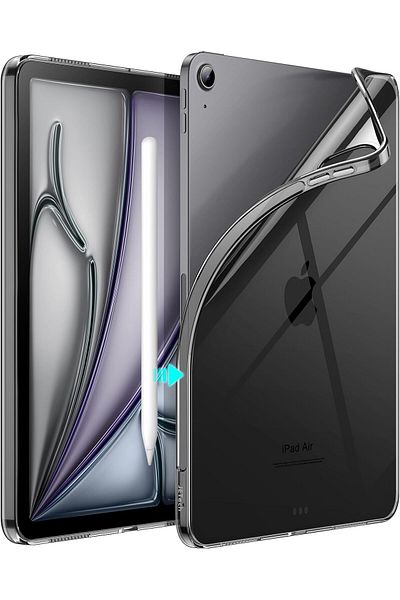 erorex حافظة JETech لجهاز iPad Air مقاس 11 بوصة M2 (2024)، iPad Air 5/4 (10.9 بوصة، موديل 2022/2020)، من مادة TPU الناعمة
