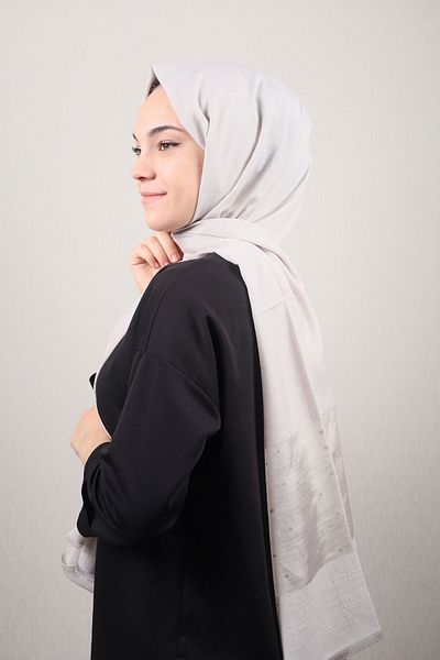 Minelli Exclusive Organized Tulle Shawl - Pattern-01 - Color-10