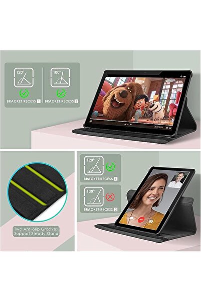 erorex جراب NESLIN الجلدي المتوافق مع جهاز Huawei Matepad Air 11.5 بوصة 2023 اللوحي، جراب دوار