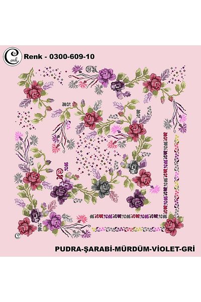 Cenk Γράψιμο με μοτίβο κέντημα - 0300-609 - Χρώμα-10