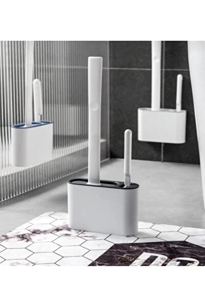 btm home 2-секційна силіконова щітка для туалету Силіконова щітка для чищення...