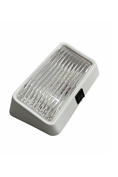 TAS 12v Tavan Lambası 18 Ledli (ANAHTARLI) Beyaz (150*89 MM)