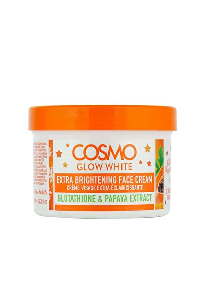 Cosmo كريم جلو وايت لتفتيح الوجه 125 مل مستخلص الجلوتاثيون والبابايا للجنسين
